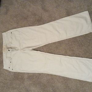 Loft Cargo Pants in Cream